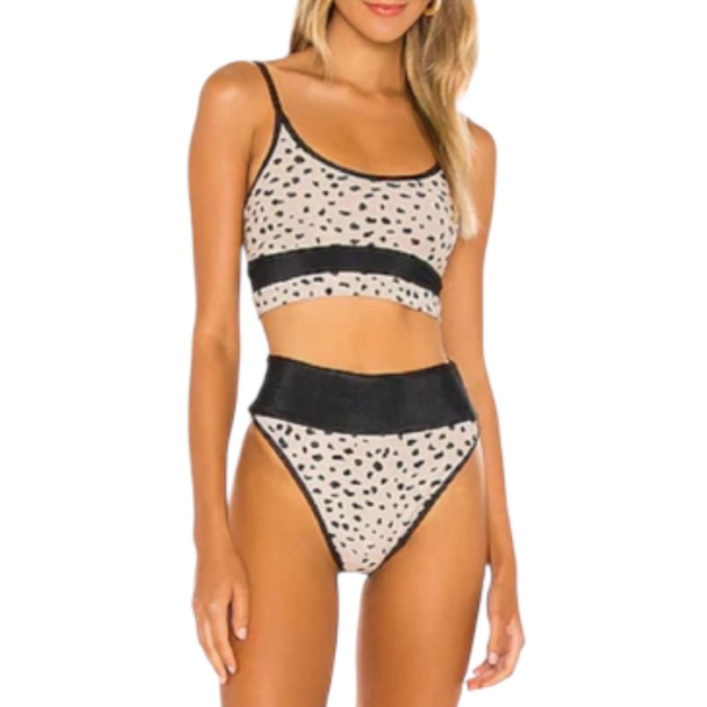 BEACH RIOT bikini set animal print xsmall / medium